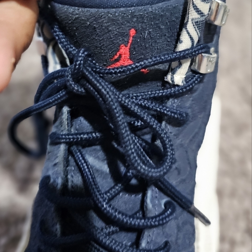 Nike Air Jordan RARE 12 Retro International Flight Blue Shoe youth 6.5. Vintage - Picture 15 of 16